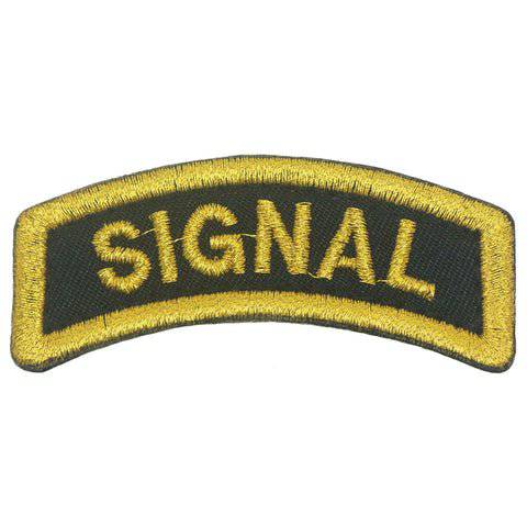 SIGNAL TAB - BLACK GOLD - The Morale Patches