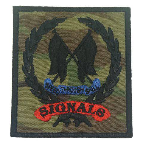 SIGNALS SPEED THROUGH SKILL LOGO PATCH - The Morale Patches