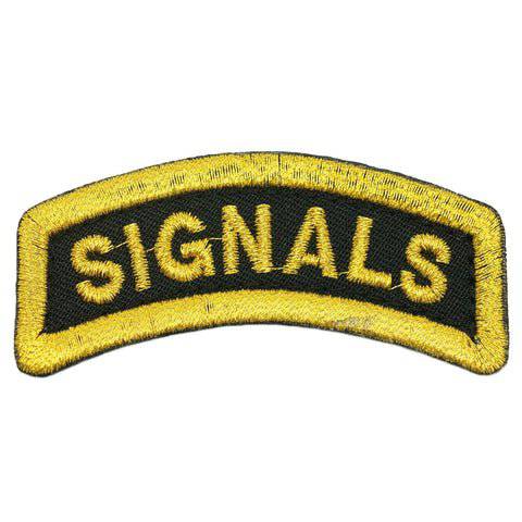 SIGNALS TAB - BLACK GOLD - The Morale Patches