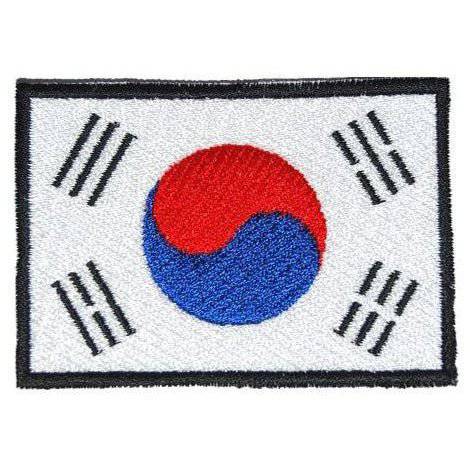 SOUTH KOREA FLAG EMBROIDERY PATCH - LARGE - The Morale Patches