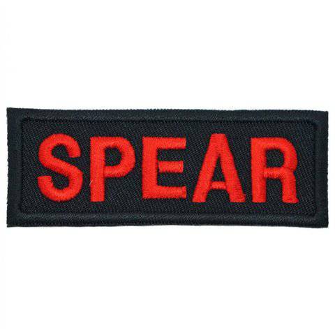 SPEAR UNIT TAG - BLACK - The Morale Patches