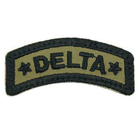 STAR DELTA TAB - OLIVE GREEN - The Morale Patches