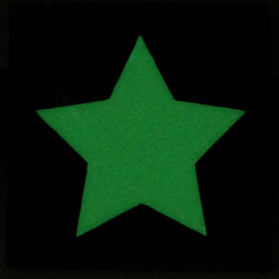 STAR GITD PATCH - GLOW IN THE DARK - The Morale Patches