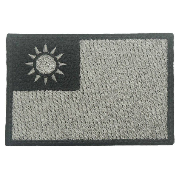 TAIWAN FLAG EMBROIDERY PATCH - LARGE - The Morale Patches