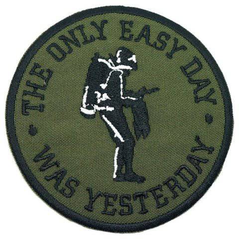 THE ONLY EASY DAY WAS YESTERDAY PATCH - The Morale Patches
