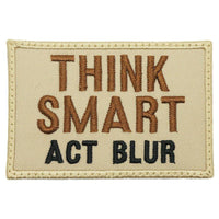 THINK SMART ACT BLUR PATCH - The Morale Patches