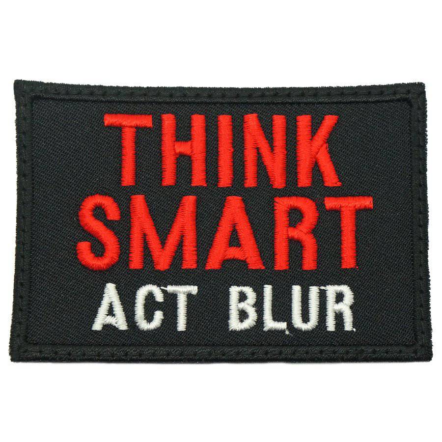 THINK SMART ACT BLUR PATCH - The Morale Patches
