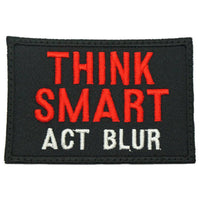 THINK SMART ACT BLUR PATCH - The Morale Patches