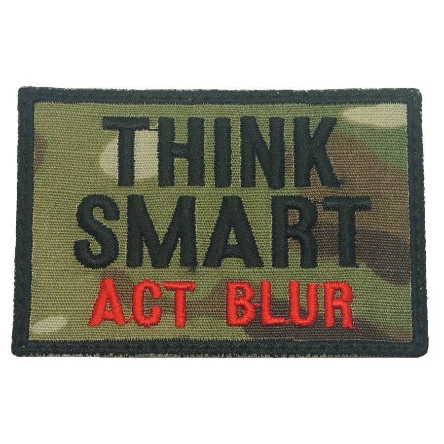 THINK SMART ACT BLUR PATCH - The Morale Patches