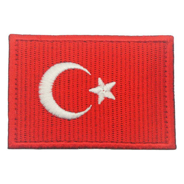 TURKEY FLAG EMBROIDERY PATCH - The Morale Patches
