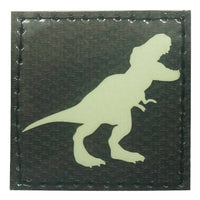 TYRANNOSAURUS GITD PATCH - GLOW IN THE DARK - The Morale Patches