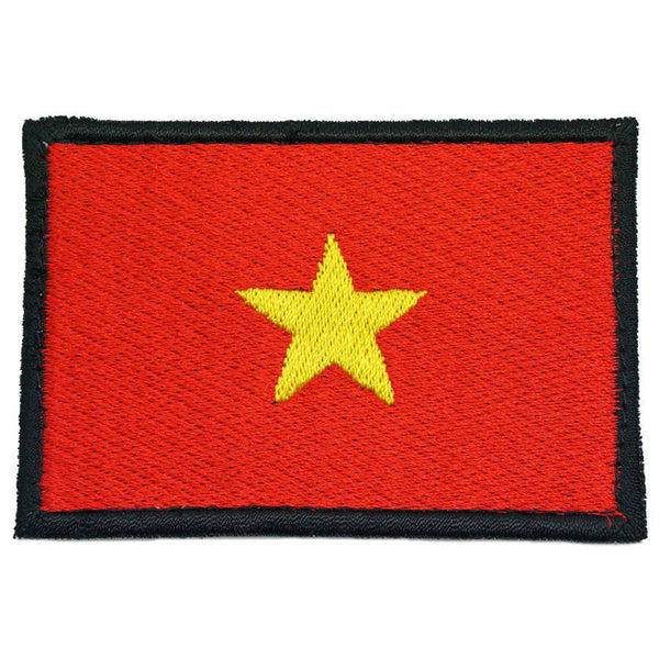 VIETNAM FLAG EMBROIDERY PATCH - LARGE - The Morale Patches
