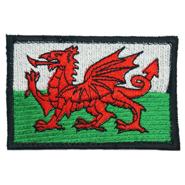 WALES FLAG EMBROIDERY PATCH - LARGE - The Morale Patches