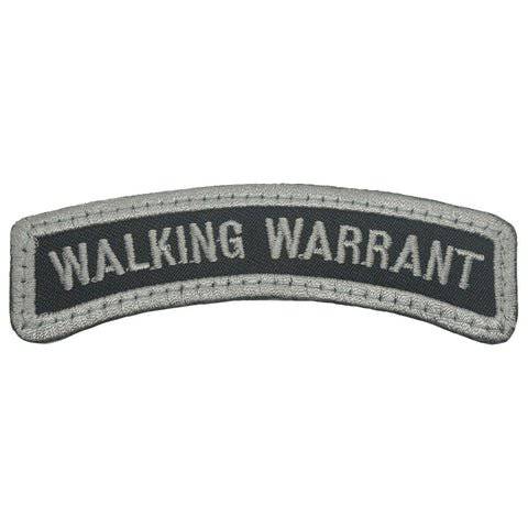 WALKING WARRANT TAB - BLACK FOLIAGE - The Morale Patches