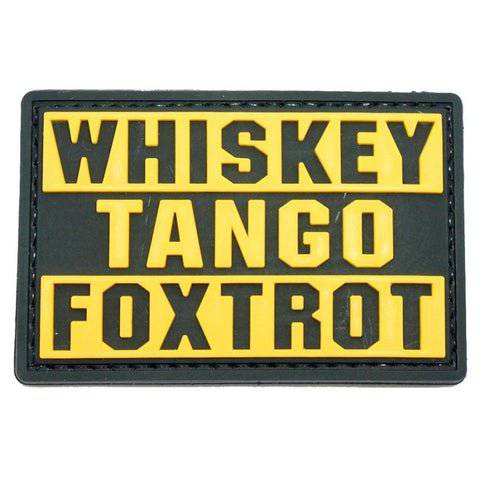 WHISKEY TANGO FOXTROT PATCH - The Morale Patches