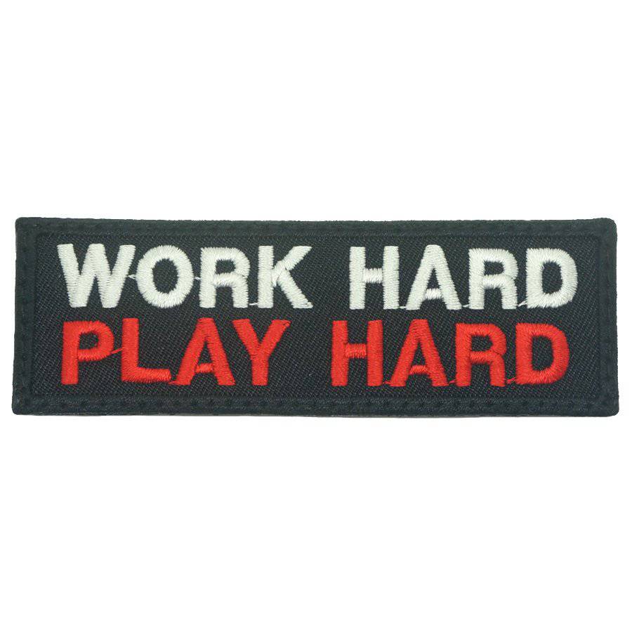 WORK HARD. PLAY HARD. PATCH - The Morale Patches