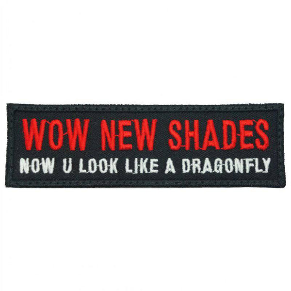 WOW NEW SHADES - BLACK RED - The Morale Patches