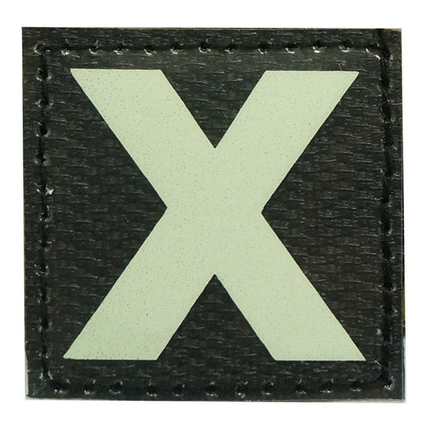 X PATCH - GLOW IN THE DARK - The Morale Patches