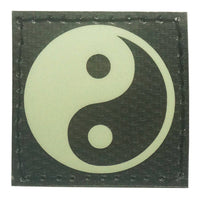 YIN YANG TAIJI GITD PATCH - GLOW IN THE DARK - The Morale Patches